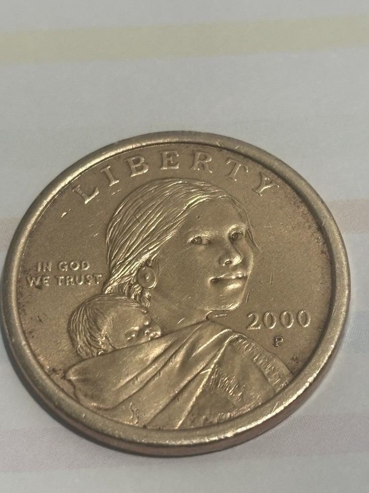 2000 Philadelphia Sacagawea Native error on trust and double die reverse