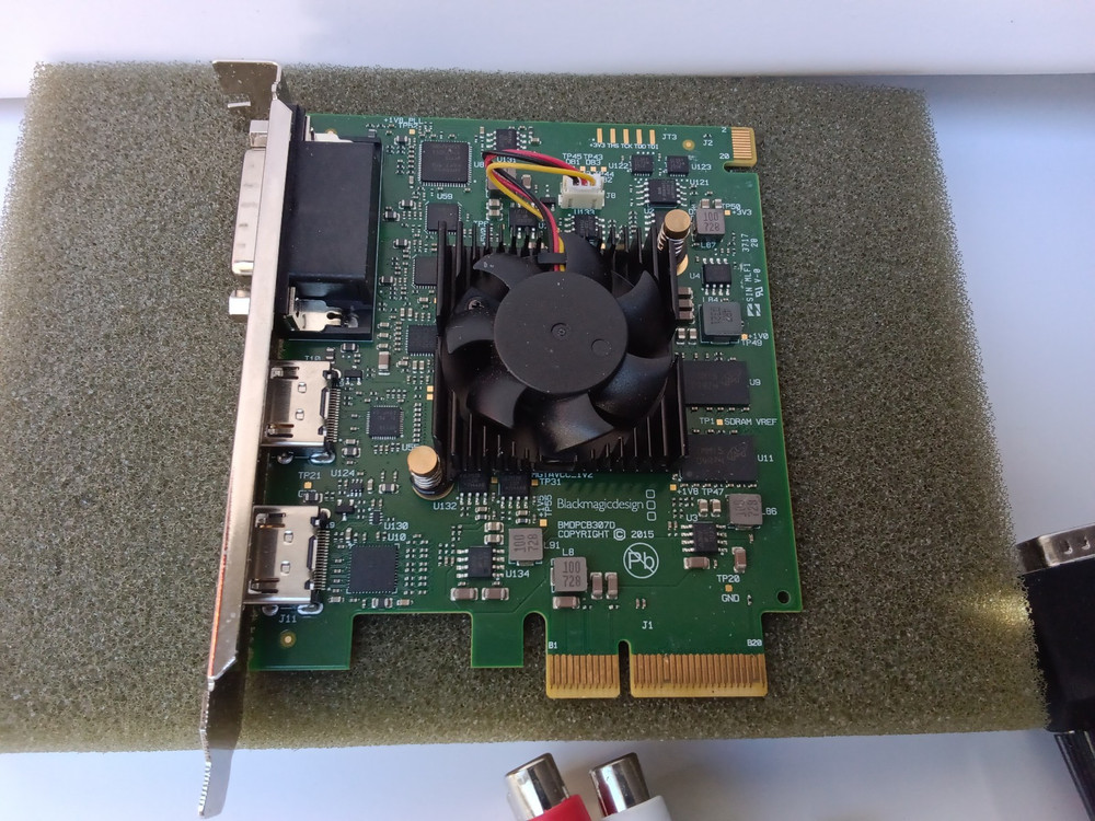 Blackmagic Design Intensity Pro 4K Capture Card Playback I/O with Breakout Cable