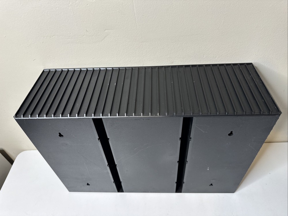 Laserline 60 CD Shelf Storage Cabinet Black Case Wall Rack Model CD60
