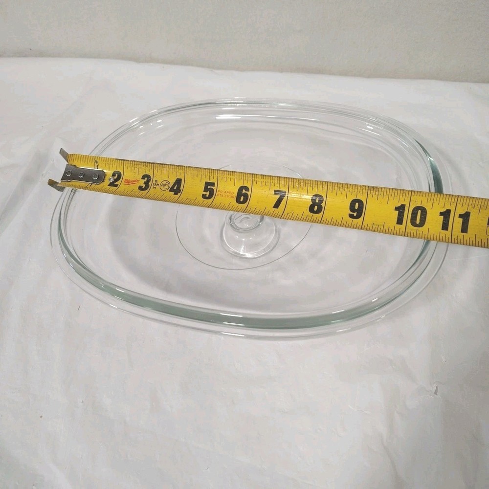 PYREX Casserole Replacement Lid Only DC 1 1/2 C Rectangle Glass Corning ***Read