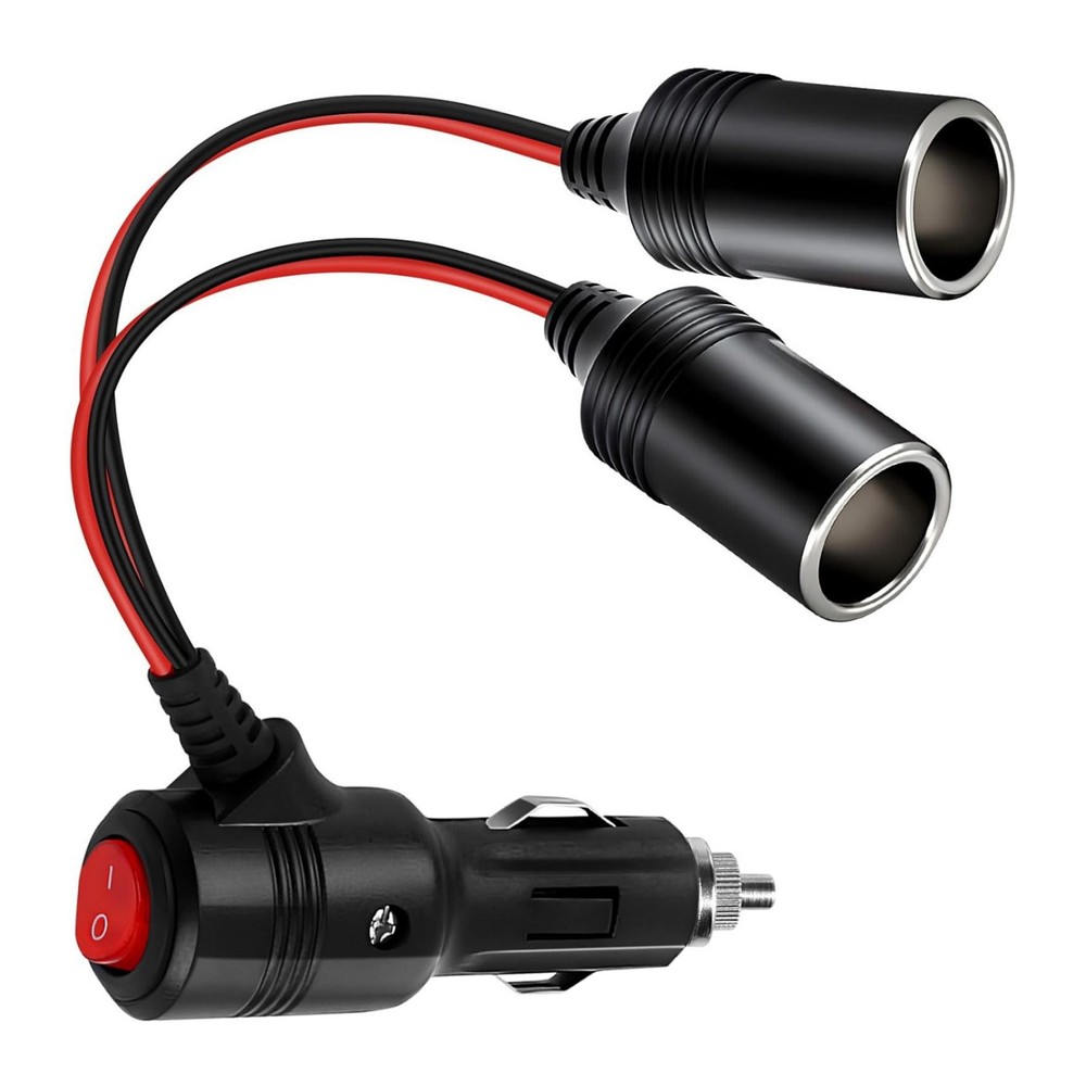 12-24V 10A Input Power Universal Car Cigarette Lighter Splitter Adapter