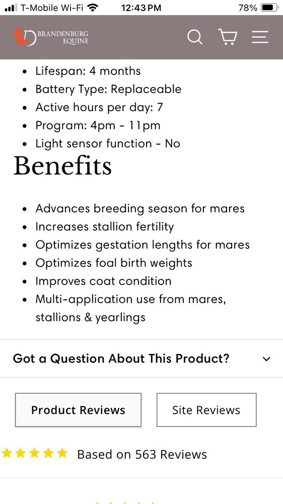 Equiume Performance Lighting For Horses