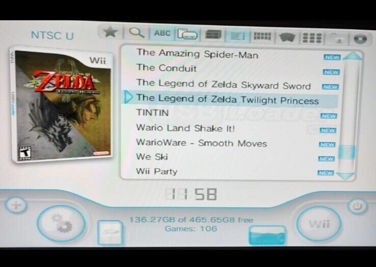 Nintendo Wii Game Console Bundle 100+ Games