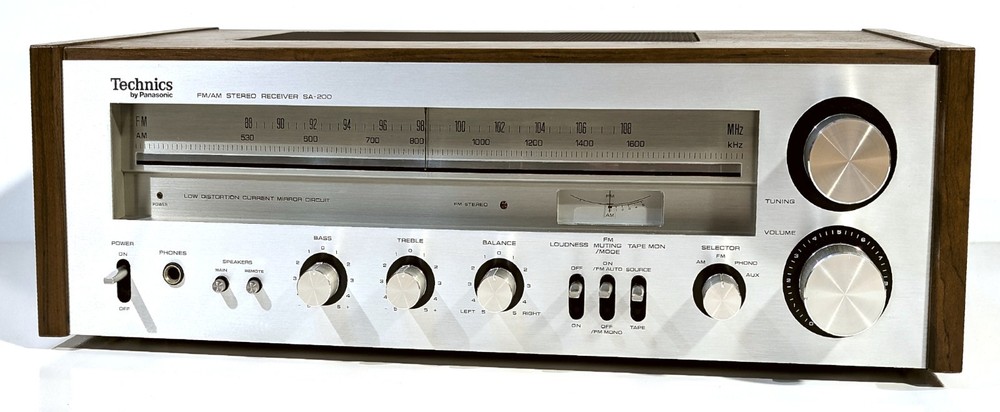 🔥【PRO SERVICED】MINTY Technics SA-200 Stereo 50W Receiver~XSTR/LED MOD💥GUARANTY