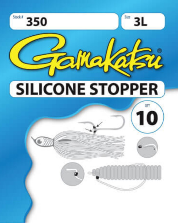 Gamakatsu Silicone Stopper for Trailer Hooks & Texas-Rigged Plastics Choose Size