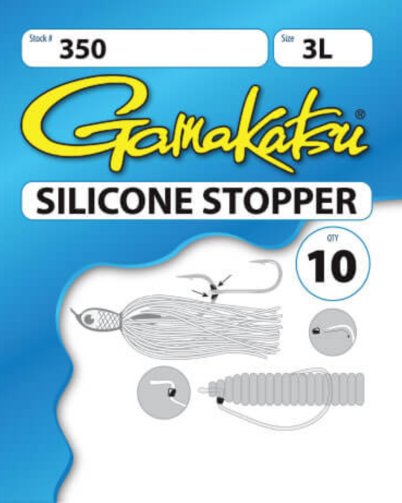 Gamakatsu Silicone Stopper for Trailer Hooks & Texas-Rigged Plastics Choose Size