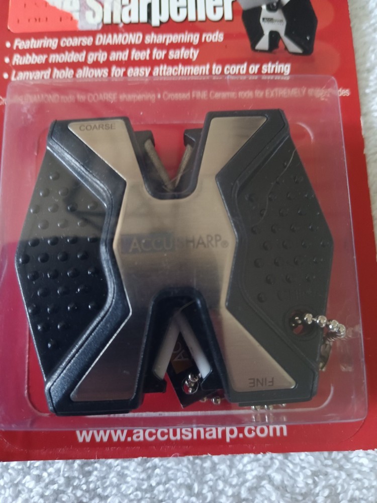 Accu Sharp Diamond 2 Step Knife Sharpner. New In Package.