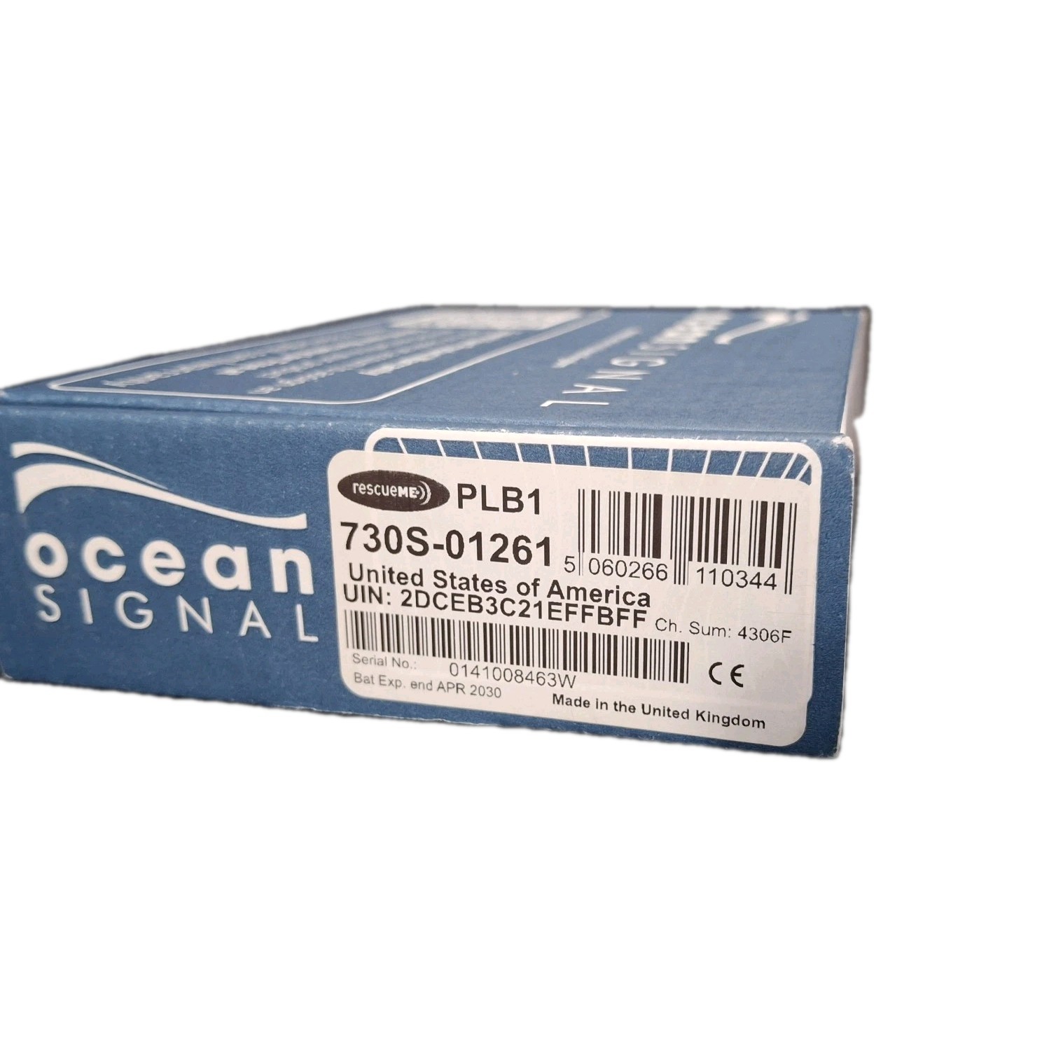 Ocean Signal Rescue Me PLB1 Personal Locator Beacon Outdoor Camping