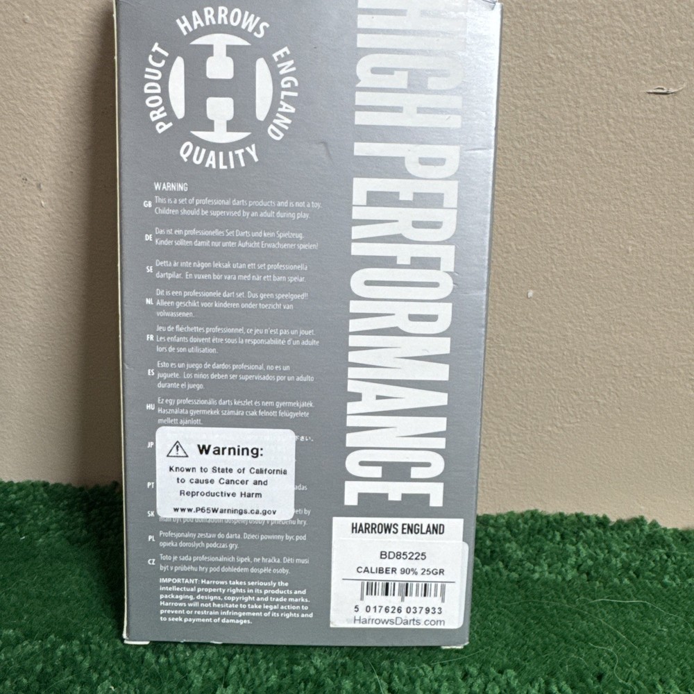 Harrows High Performance Darts- Caliber 90% 25gr