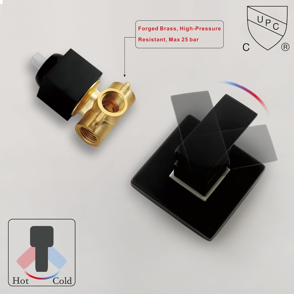 Bathroom Shower Valve Single Function Shower Mixer Valve