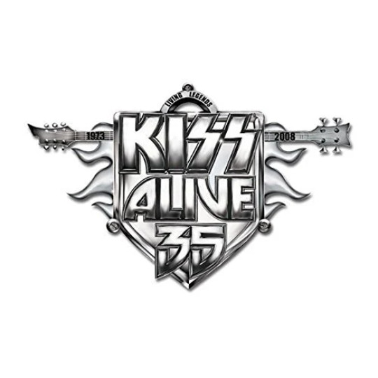 KISS ALIVE 35 pin - official -new -just over 1" wide
