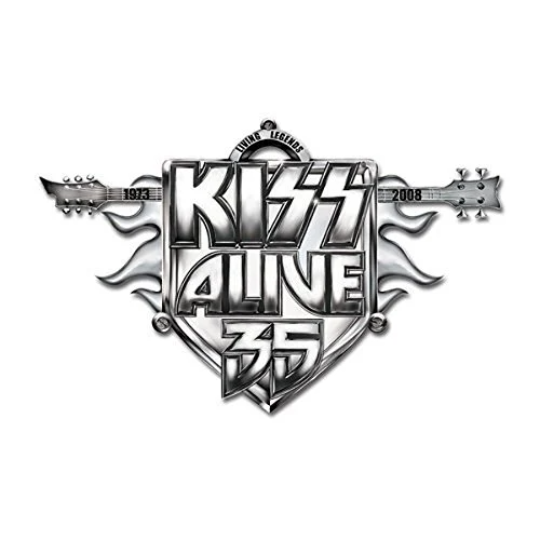 KISS ALIVE 35 pin - official -new -just over 1" wide