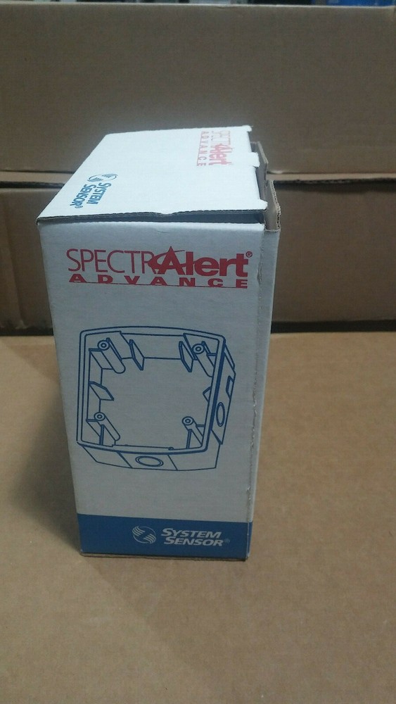 SYSTEM SENSOR SPECTRALERT Advance SBBW White Wall Mount Surface Mount Back Box