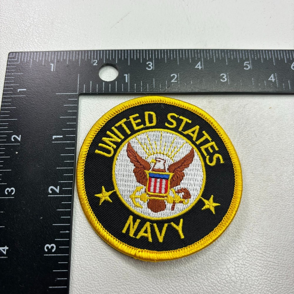 Yellow Border Version A UNITED STATES NAVY Patch 421X
