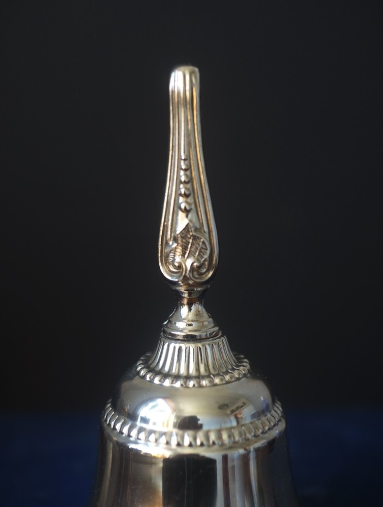 Vintage English silver-plated bell