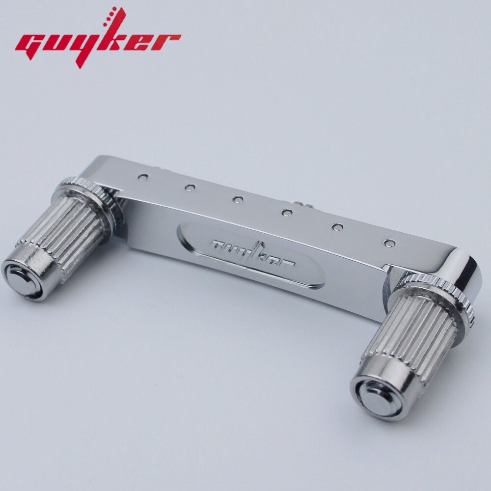 Guyker Tune-O-Matic Roller Saddle Guitar Bridge For LP SG 6 String Guitars