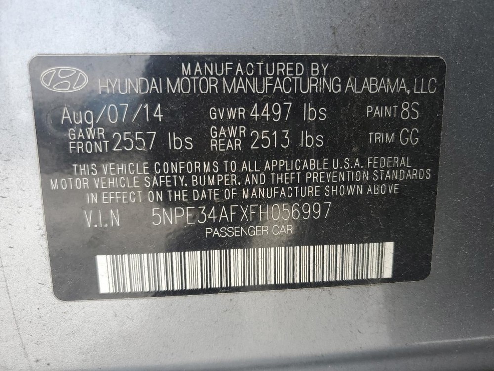 SONATA 2015 Glove Box 4721044