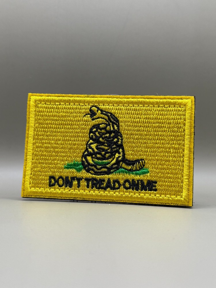 Tactical Morale Patch, Hook & Loop Gadsden Flag Patriotic American