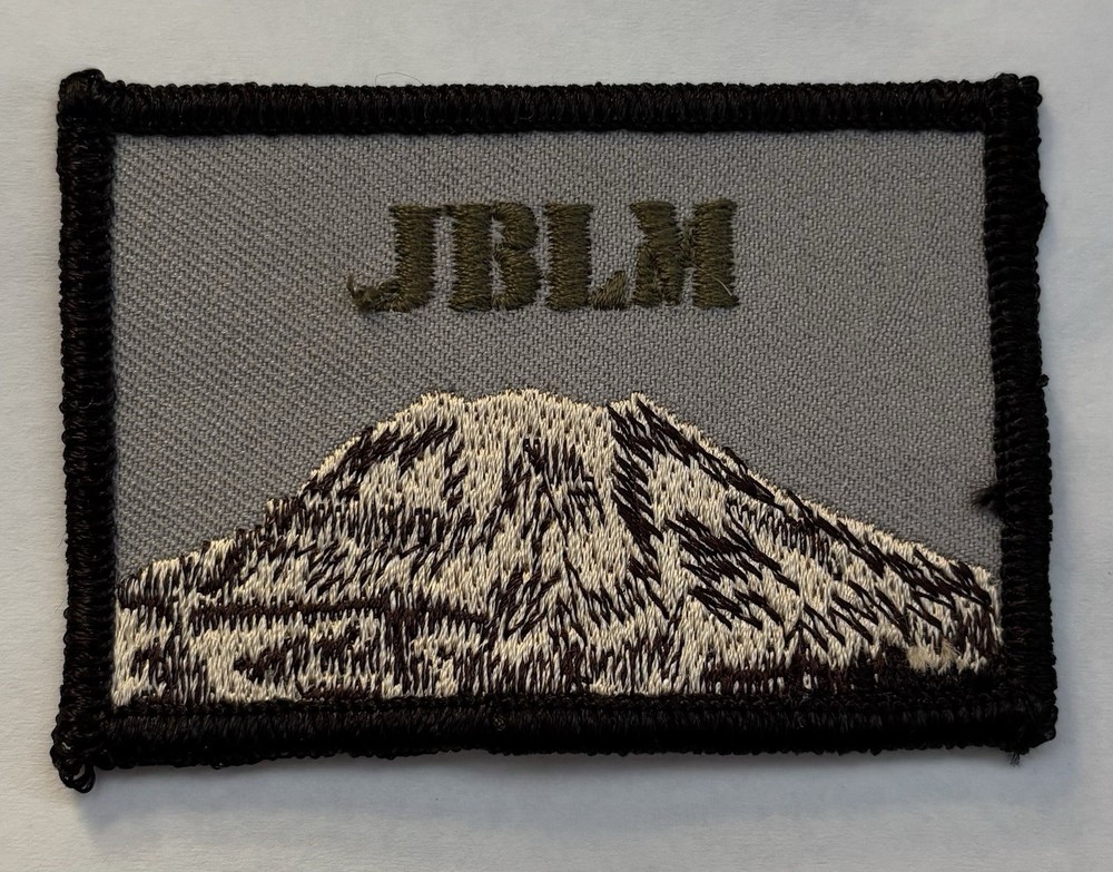 JBLM Lewis/McChord Embroidered Patch w/ Mt. Rainer