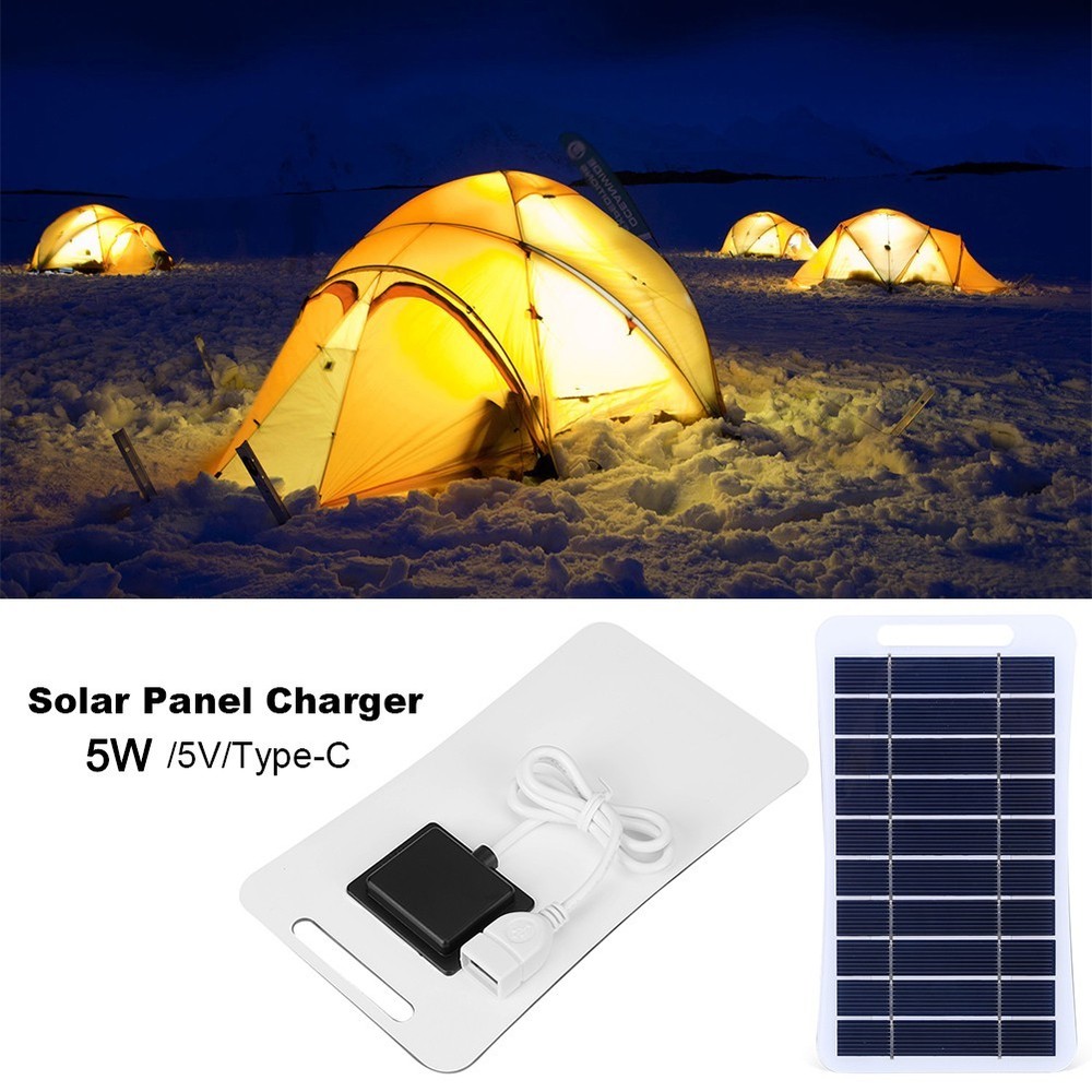 Polysilicon Solar Panel Charger 5W 5V USB Output Small Size Applications