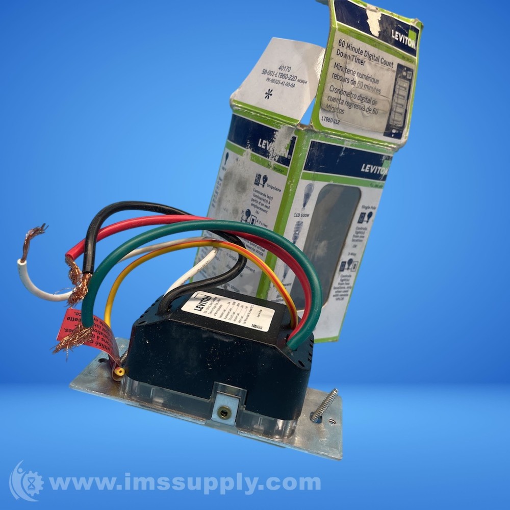 Leviton LTB60-1LZ 60 Minute Countdown Timer FNOB
