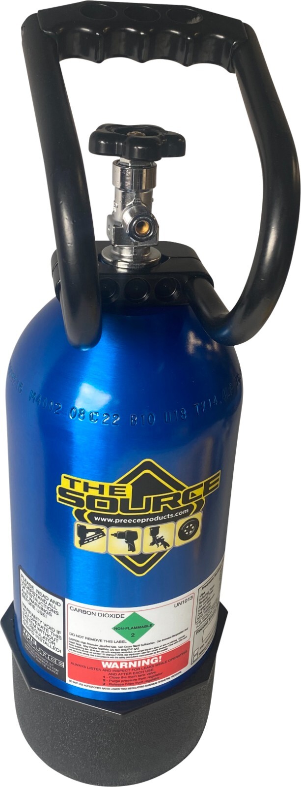 10 lb CO2 Aluminum Carbon Dioxide Tank Cylinder with handle and boot