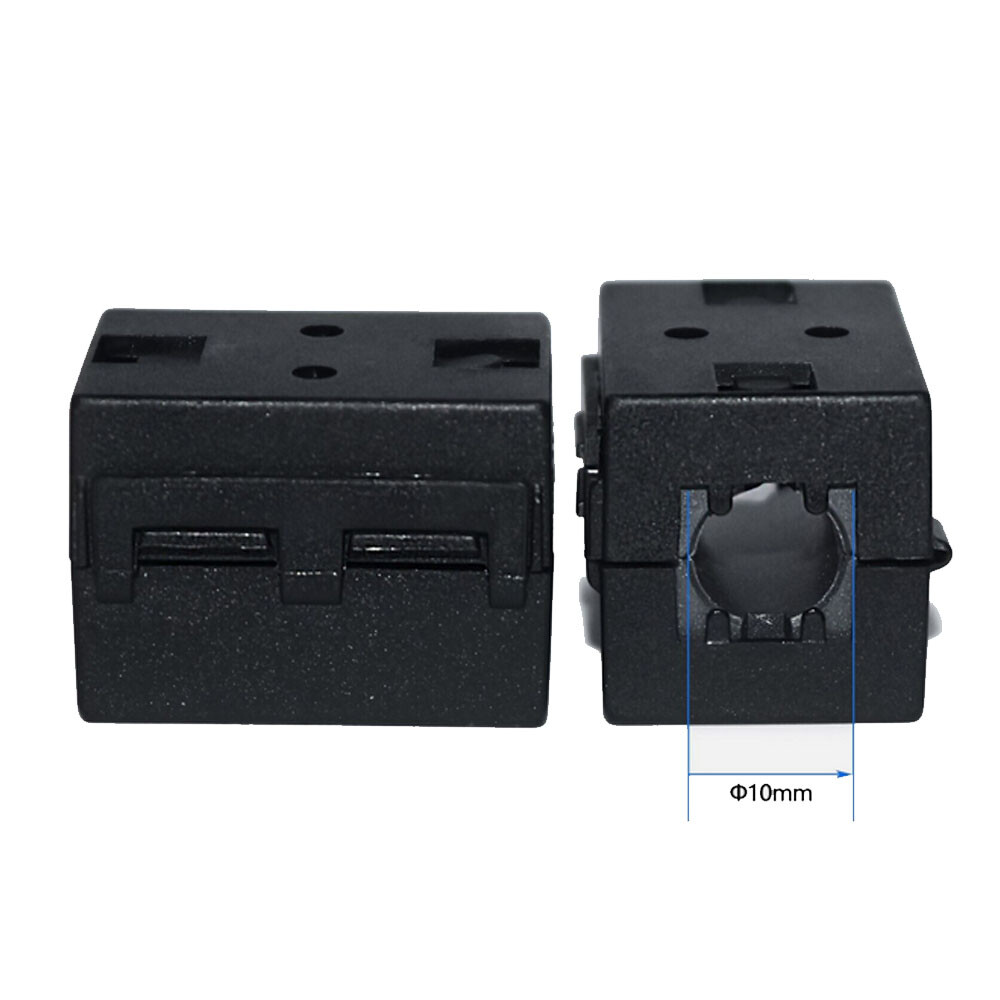 10/20PCS Ring Core Ferrite Bead Clamp Choke Coil EMI RFI Noise Filter Clip Snap