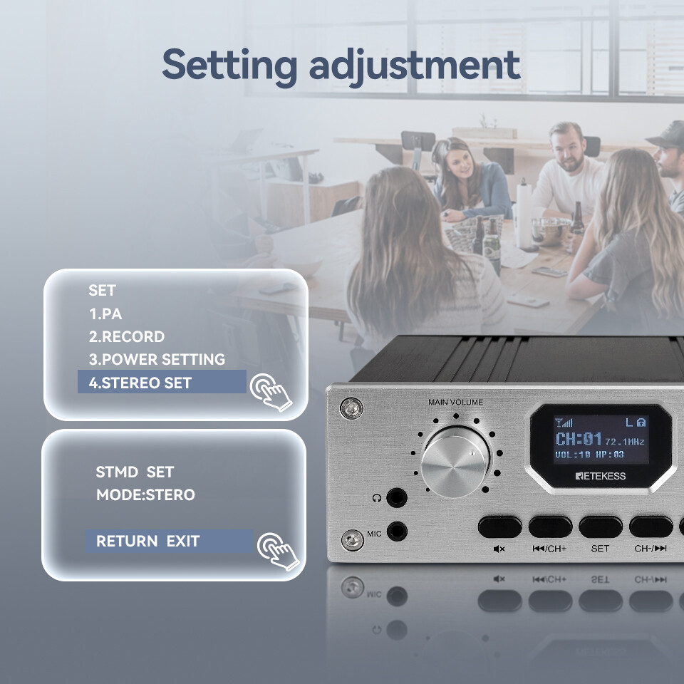 TT119 Simultaneous Interpreting Equipment,Stereo Translation Device For Church