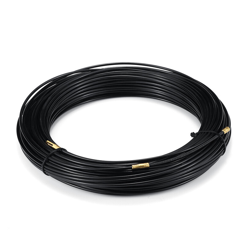 40M Fish Tape Wire Puller Through Wall Wire Threader Cable Fastener Rope Dia 3mm
