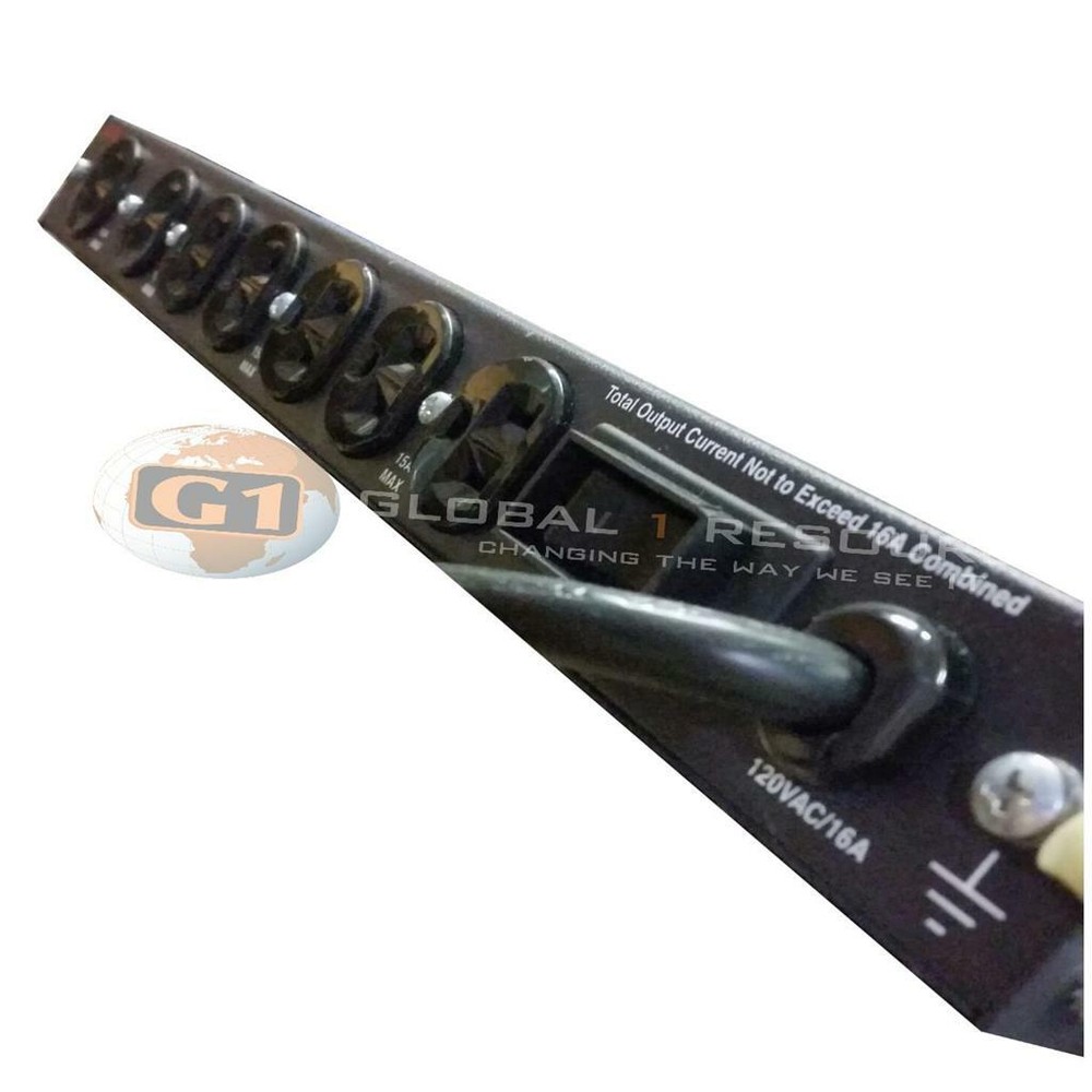 APC DELL 6174R DM07RM 15A Server Rack Mount PDU Basic 1U 0U Type B Plug 3 Pin