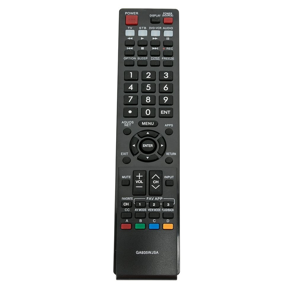 GA935WJSA Replace Remote Control for Sharp Aquos TV LC60LE832U Black