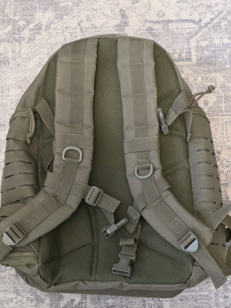 Highland Tactical Green Laser Cut Backpack
