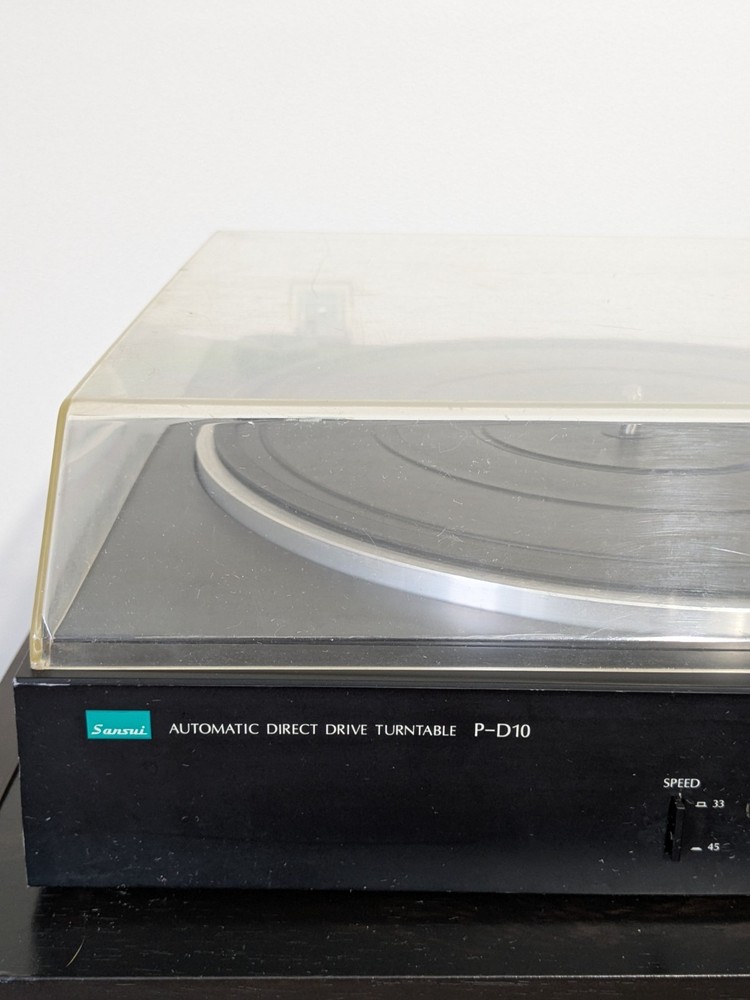 Sansui P-D10 Automatic Direct Drive Turntable Record Player - Tested Video VG