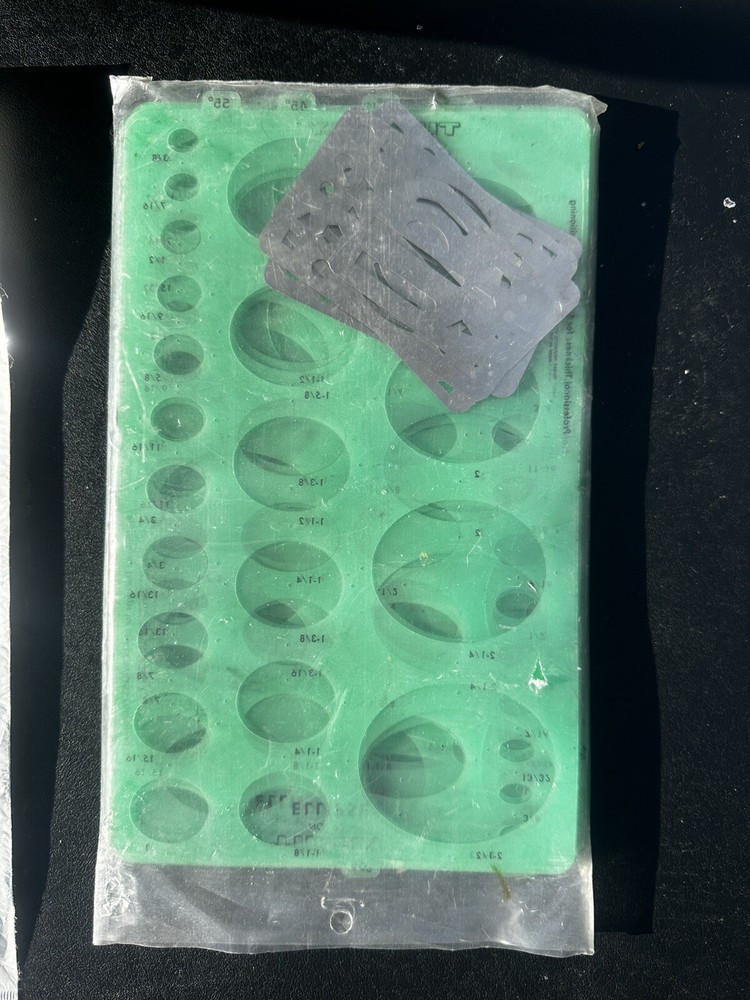 T-95-A Drafting Ellipses Timely Ellipse Templates