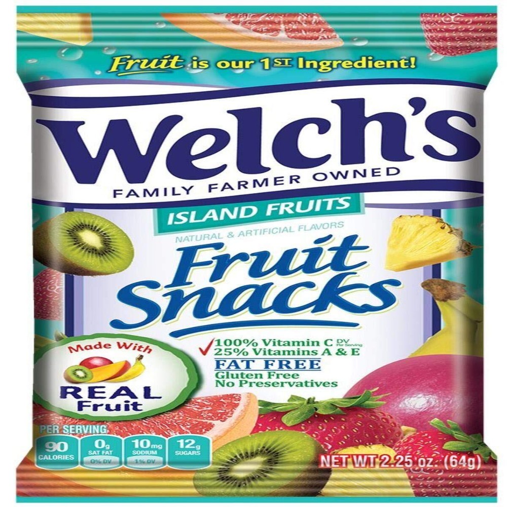 Welchs Island Fruit Snacks 2.25 Oz