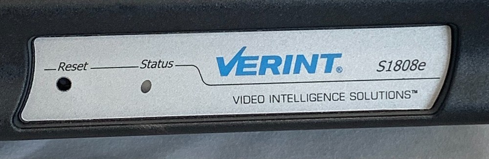 Verint S1808e 8-Port Video Encoder "Power Cord Unavailable"