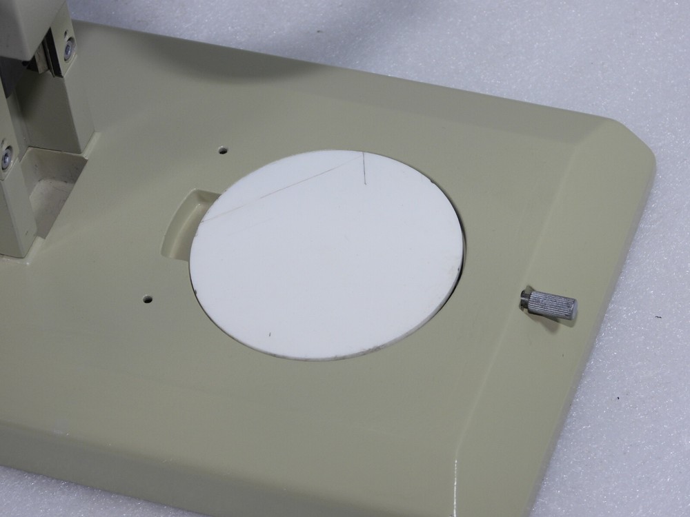 Stereo Microscope Track Stand & Focus Knobs 76mm Body Holder for Nikon SMZ-2B