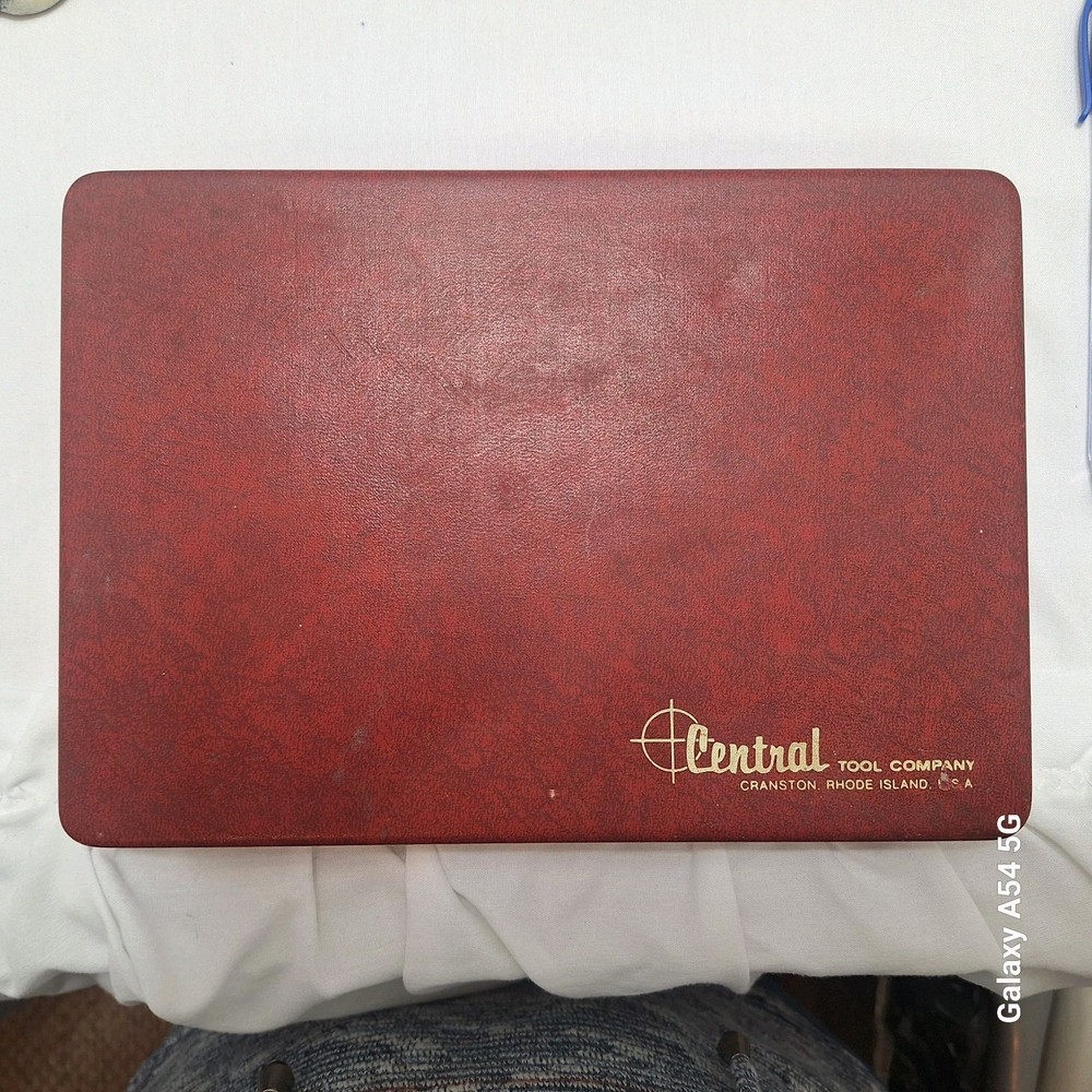 Micrometer Central Tool Co.  Tool Set With Case