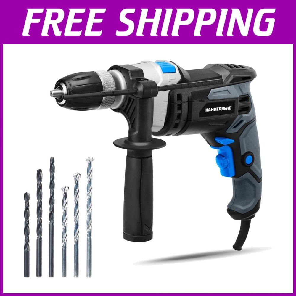 7.5-Amp Variable Speed Hammer Drill Kit