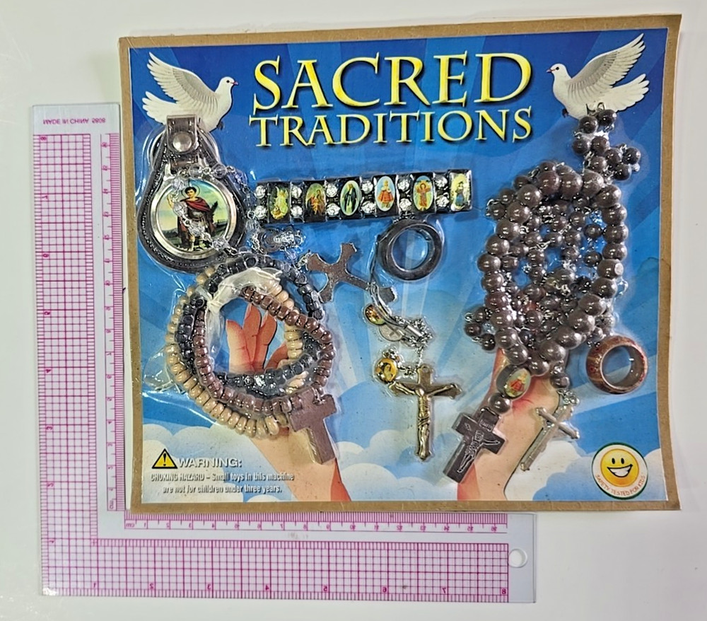 Vintage Vending Display Board Sacred Traditions 0618