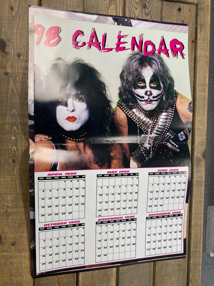 KISS Alive Worldwide 1997 Tourbook Tour Book Collector Book 1998 Poster Calendar