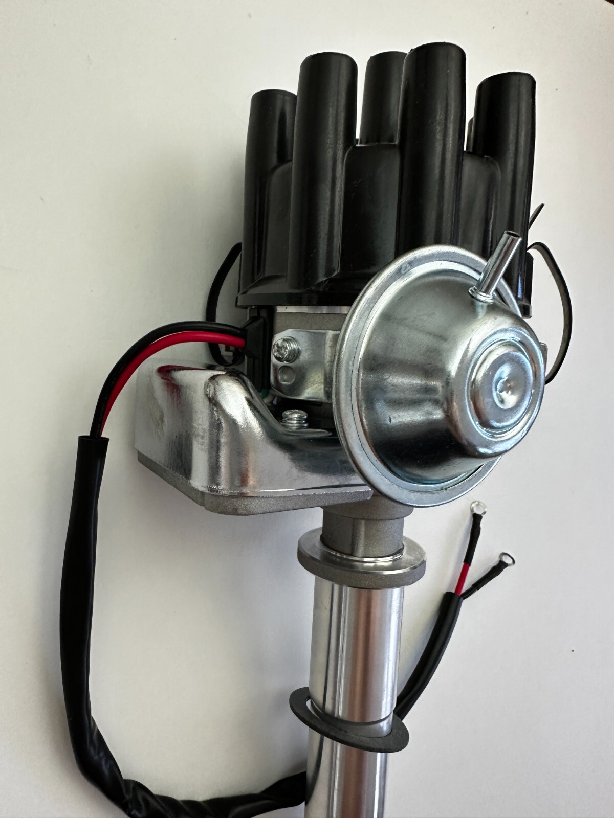 CHEVY SBC BBC 327 350 396 454 BLACK FEMALE Small Cap HEI Distributor + 45K Coil