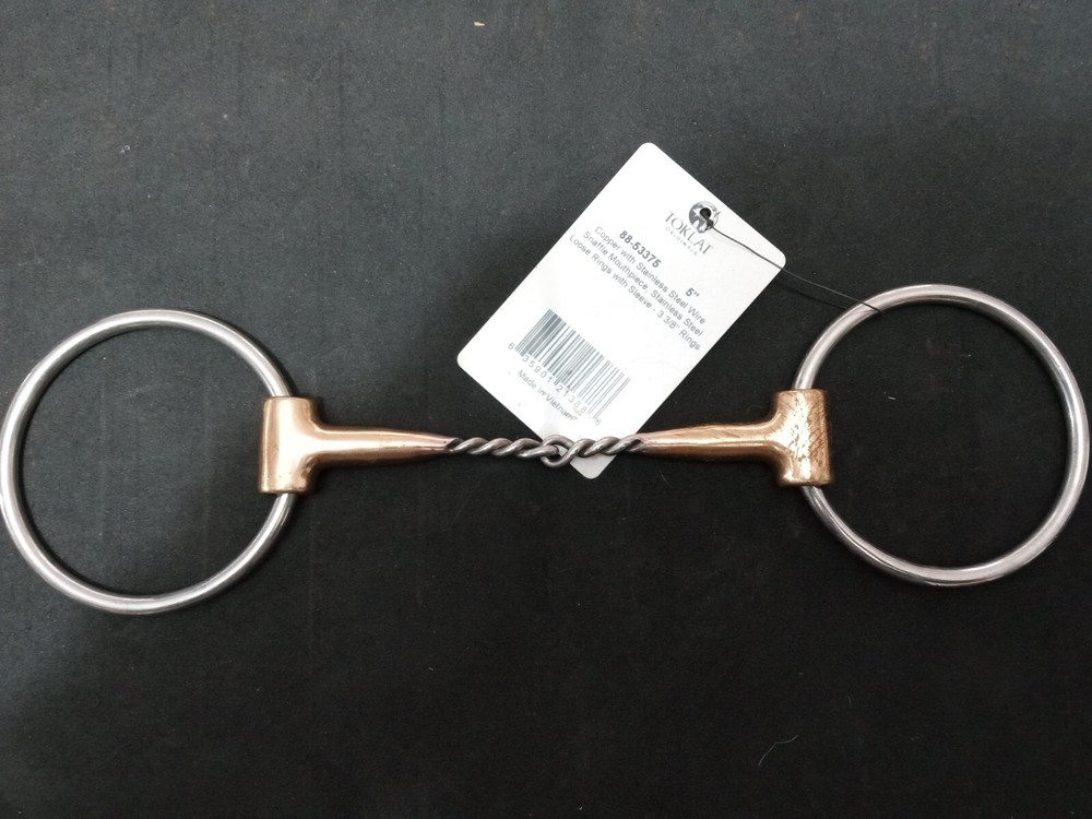 Toklat Copper With Stainless Snaffle 5"