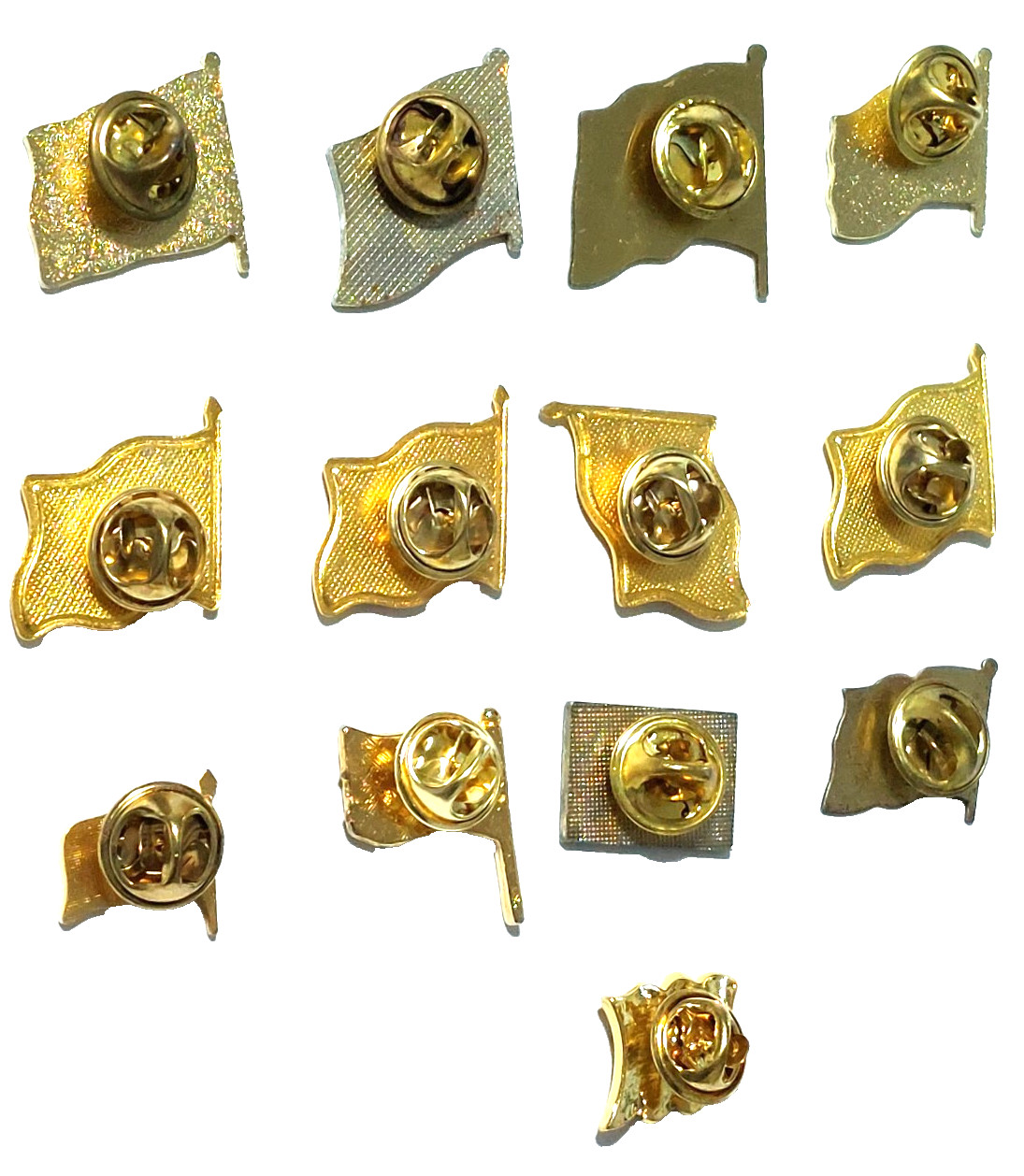 United States Flags Lot of 13 Lapel Pins
