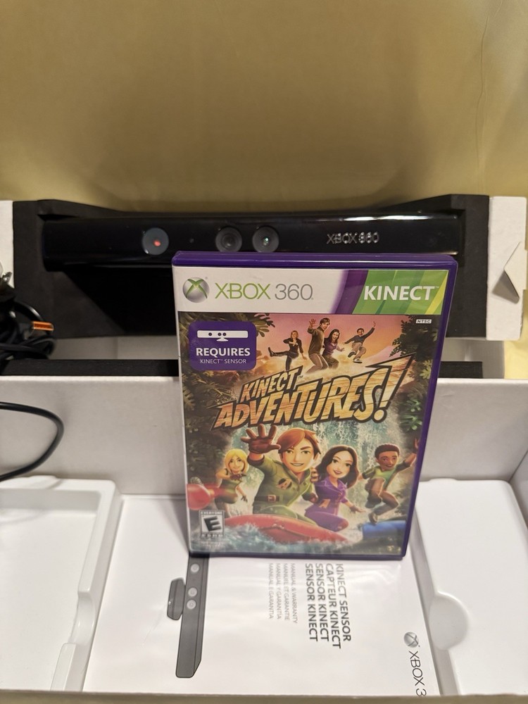 Xbox 360 Kinect In Box With Game EUC