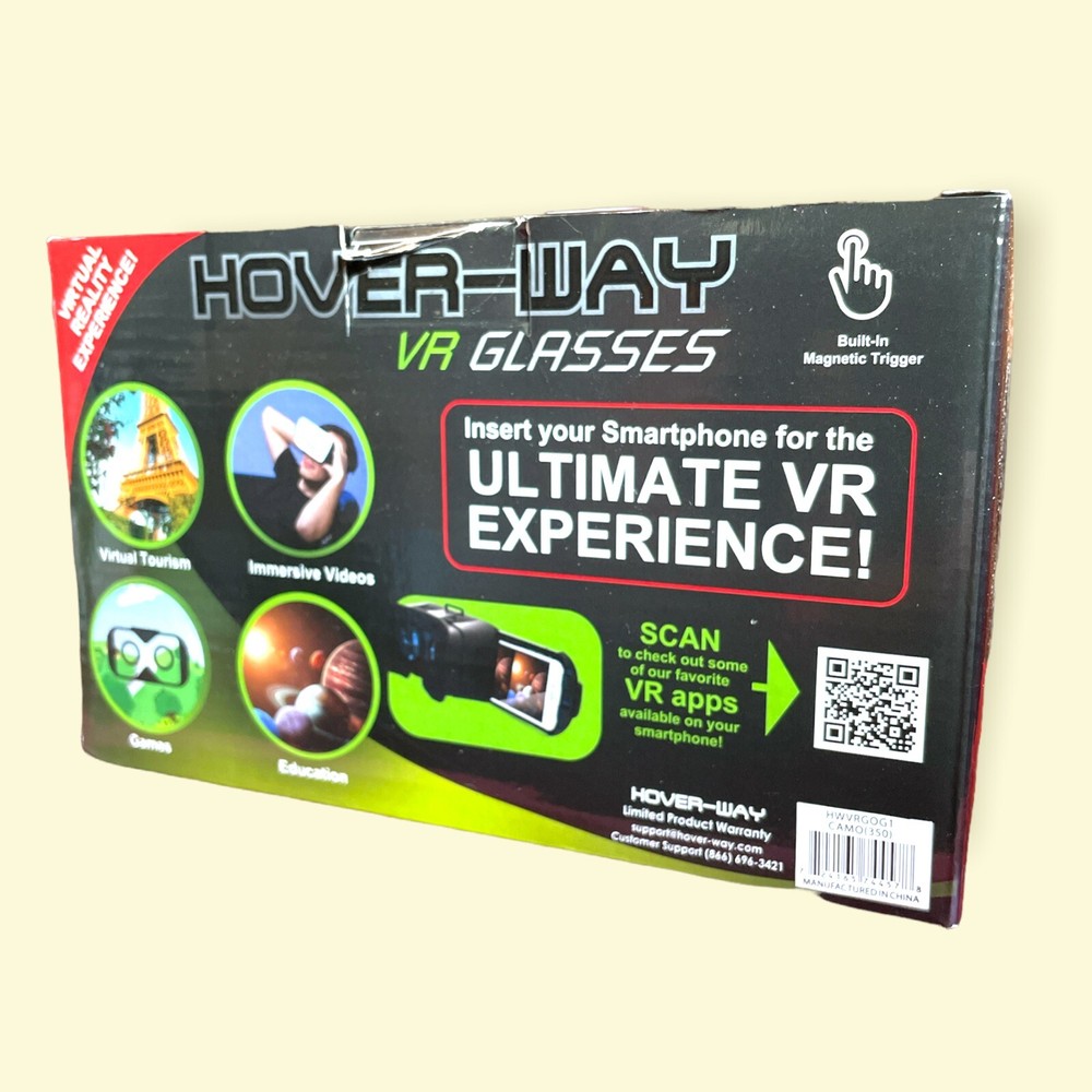 New! Hover-Away VR Glasses