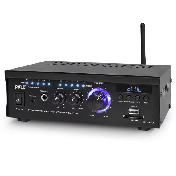 Pyle PCAU46BA Stereo Power Amplifier
