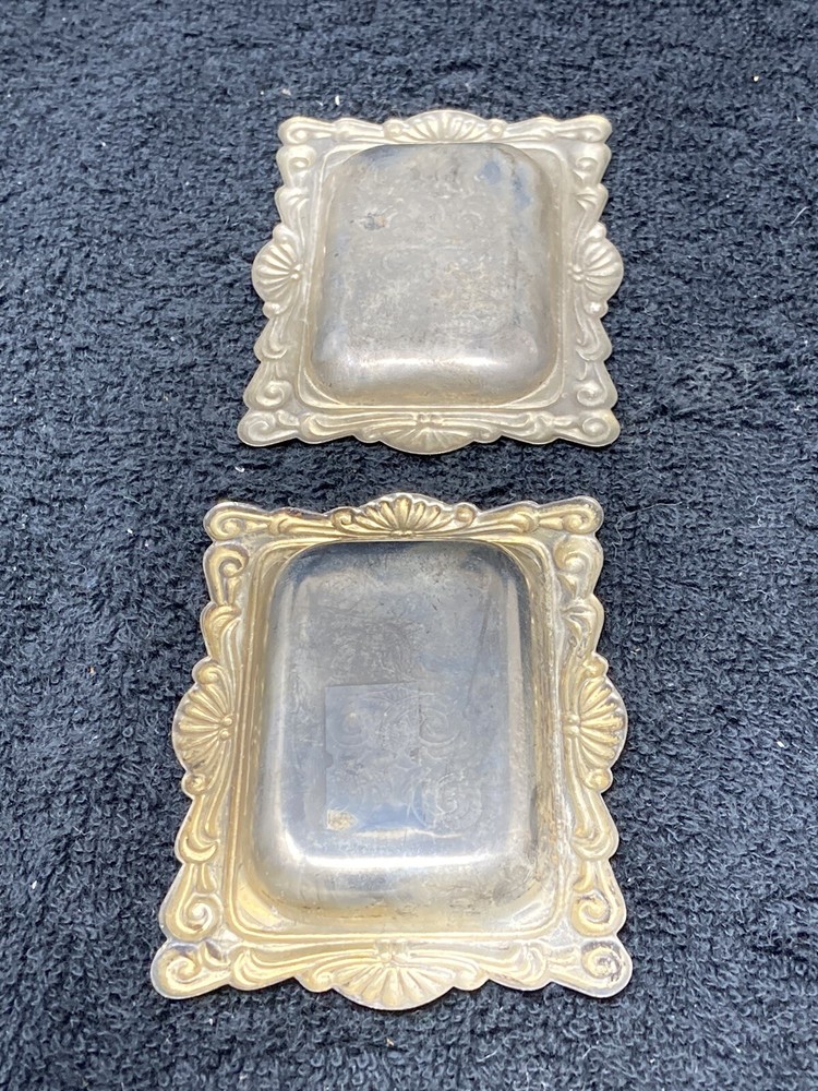 Silver plate Hong Kong 3 Inch Trays