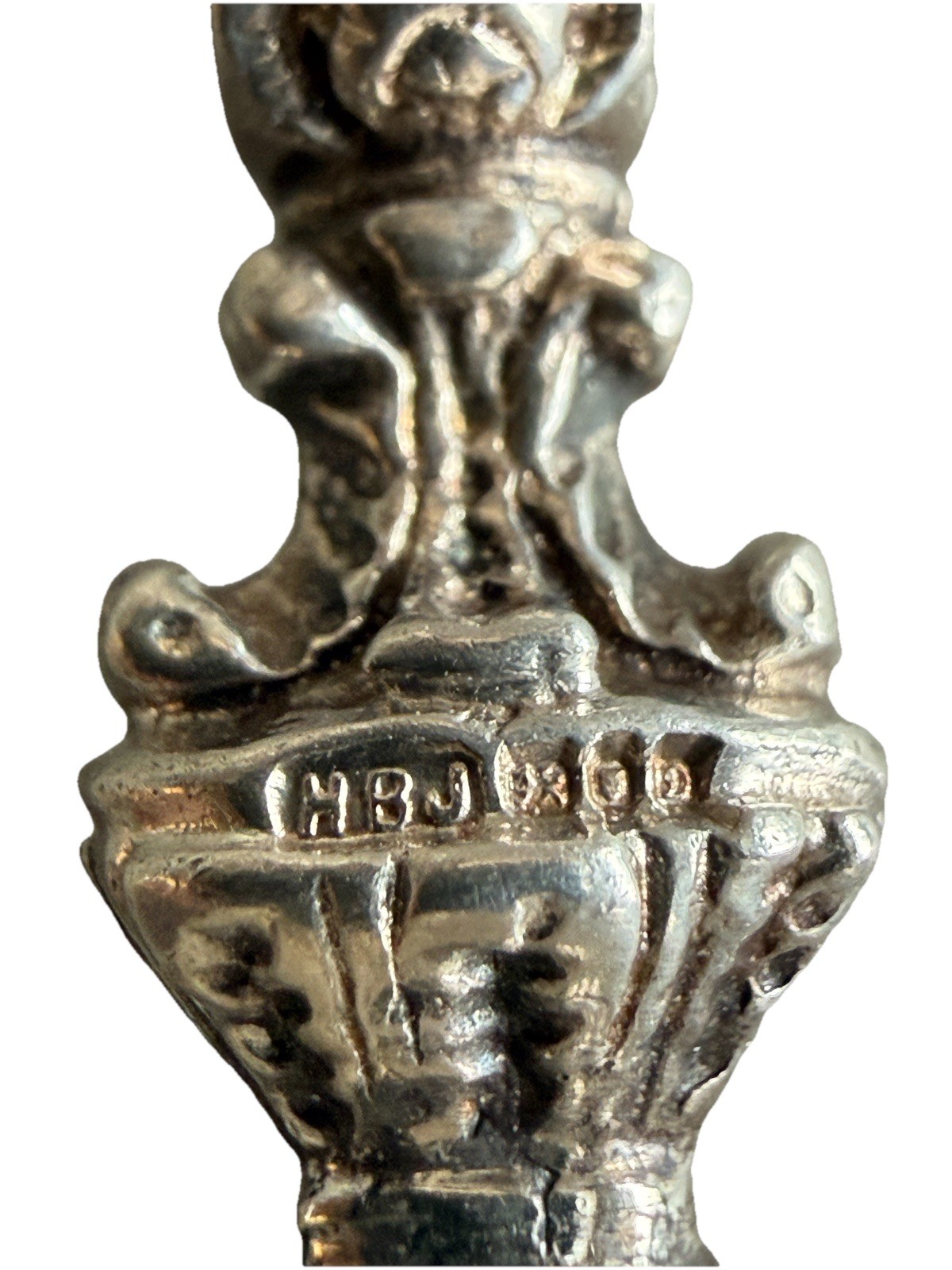 Antique English Sterling & Bloodstone Fob/Seal, London 1919