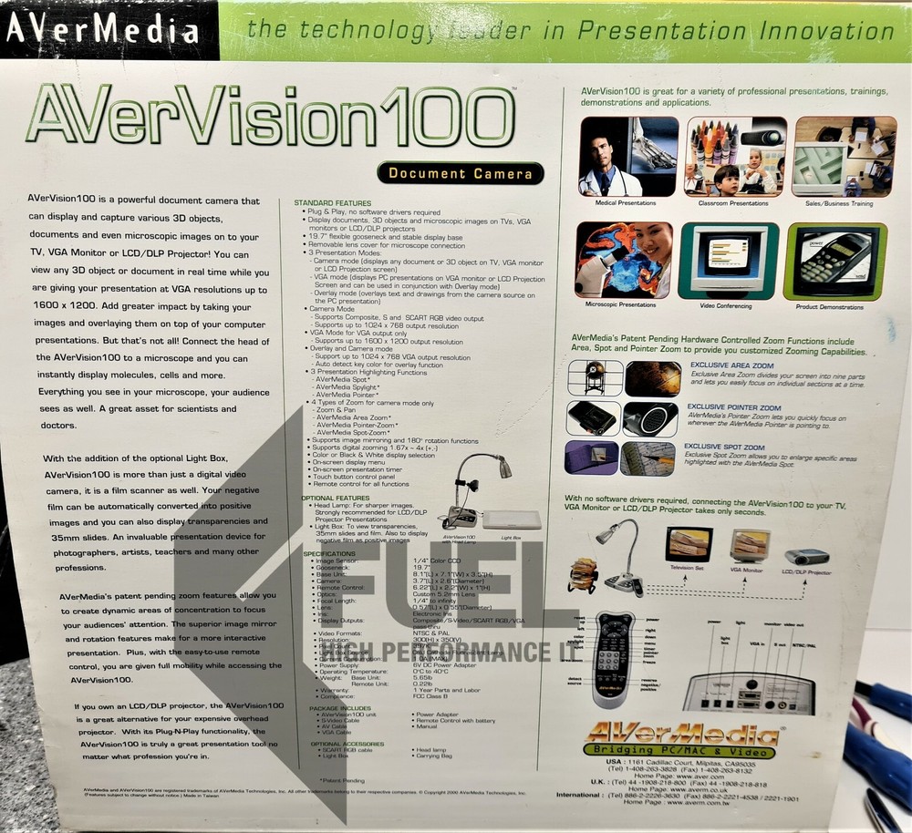 AVerMedia AVerVision 100 Pro Document Camera